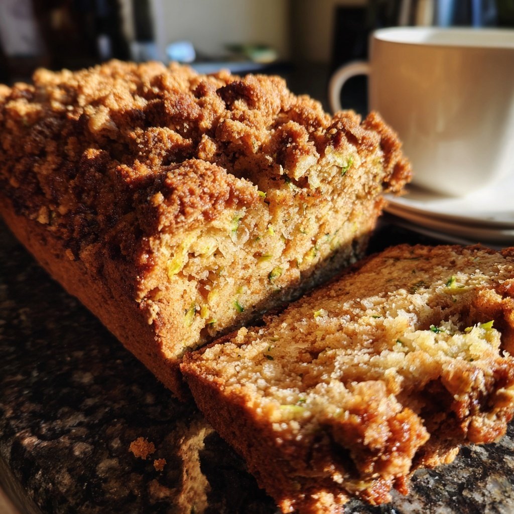 Zucchini Pumpkin Streusel Bread