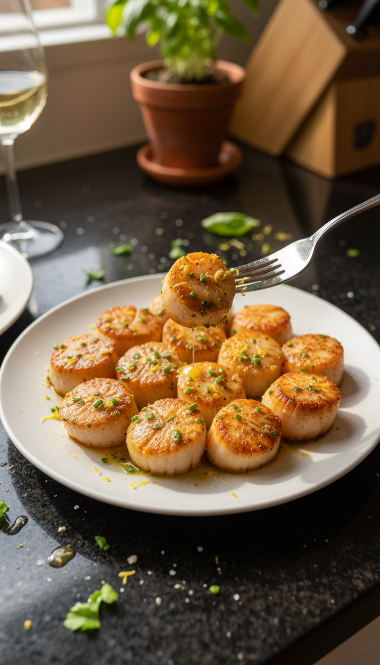 Seaside Seared Scallops