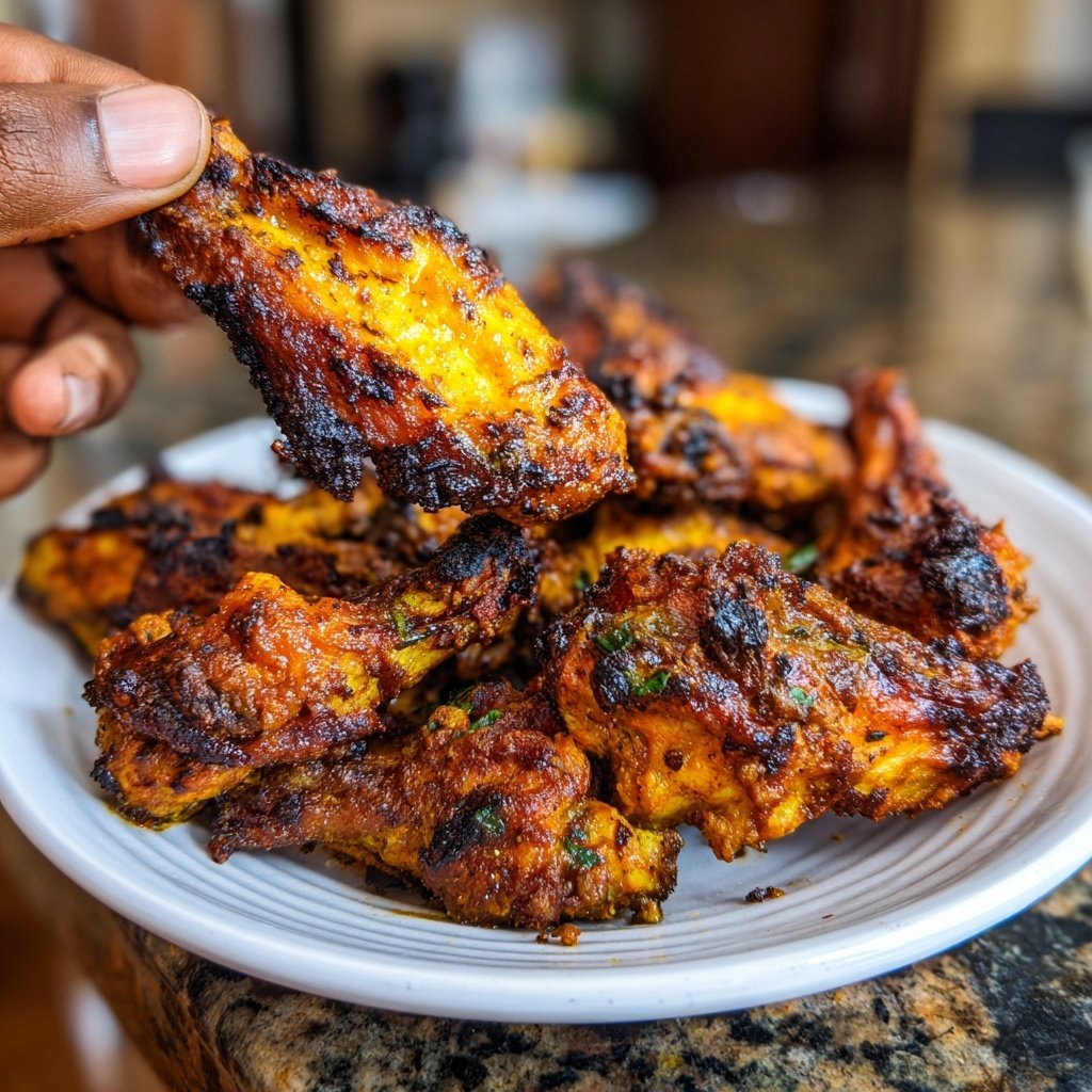 Tandoori Wings with Indian Spices