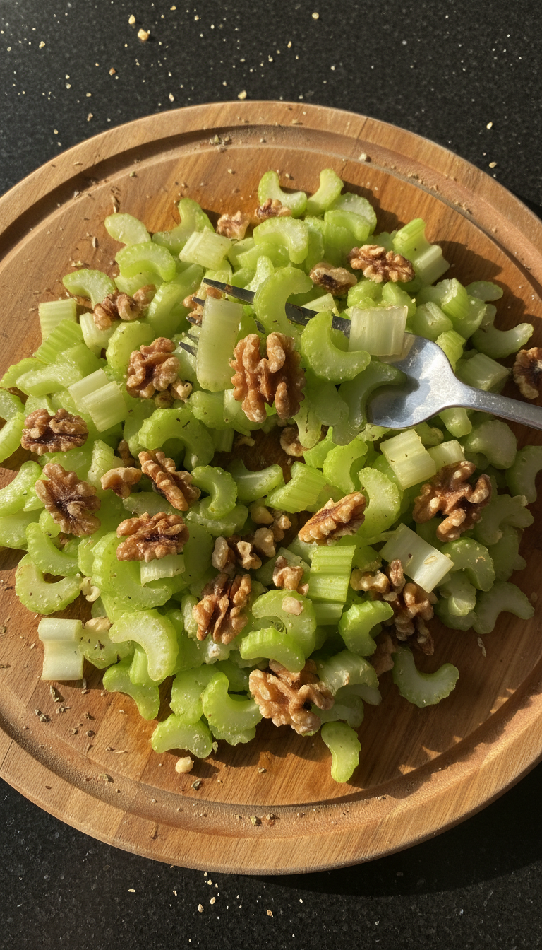 Classic Celery and Walnut Salad