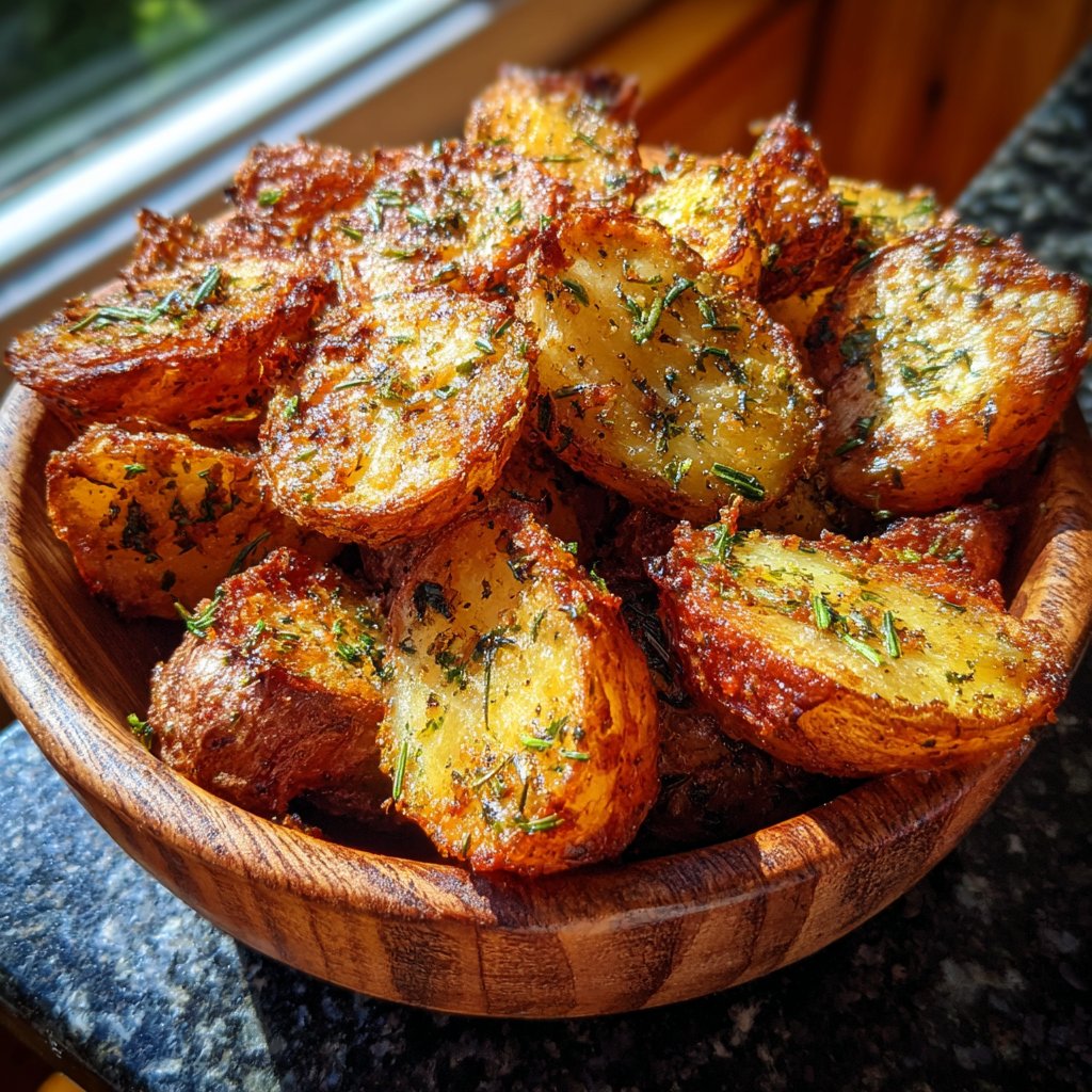 Crispy Rosemary Airfryer Potatoes