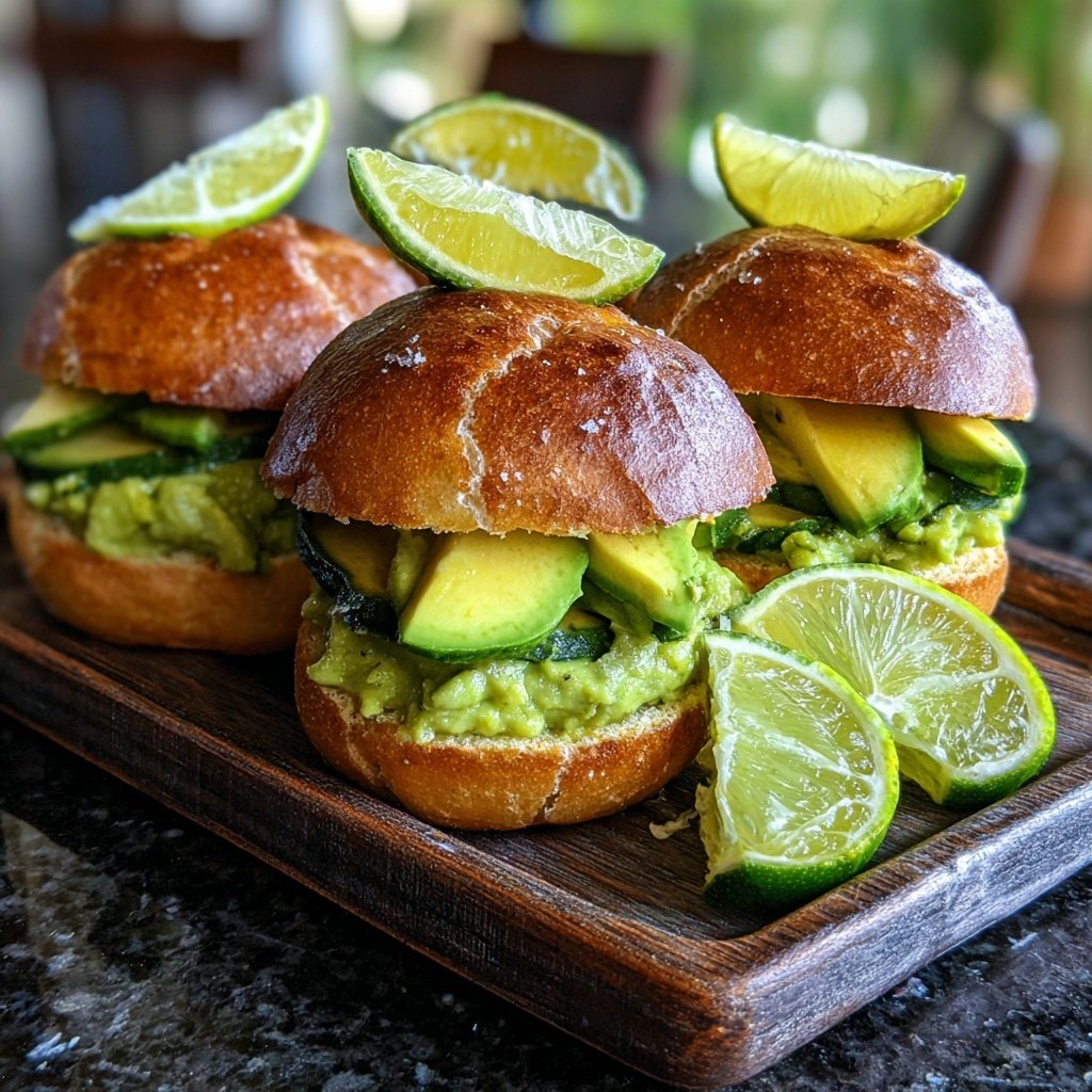 Avocado Lime Slider Surprise
