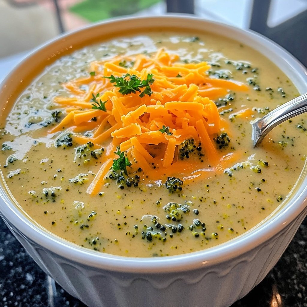 Comfort Broccoli Cheddar Soup​