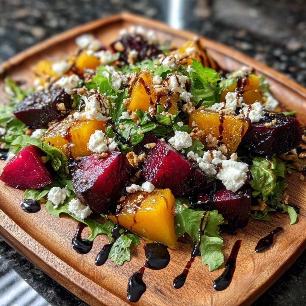 Roasted Beet Salad with Feta