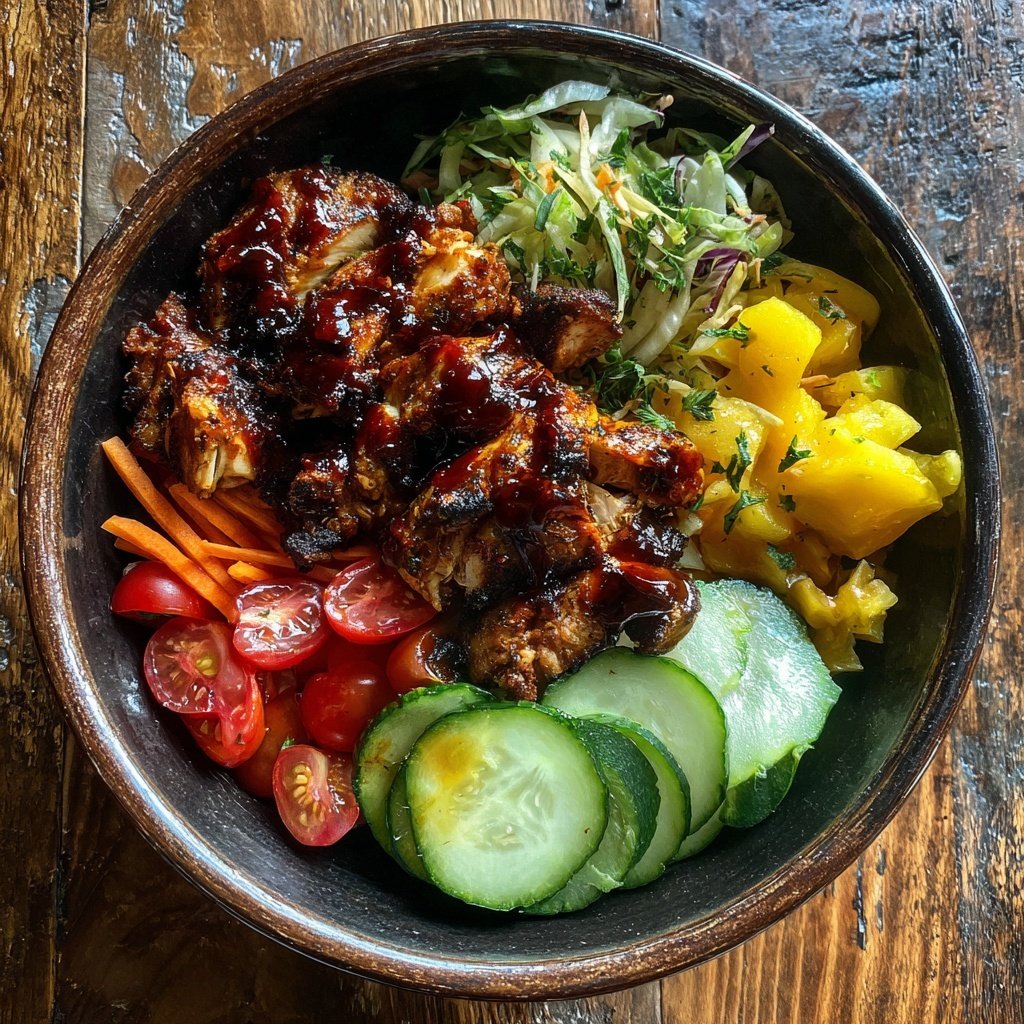 Flavorful BBQ Chicken Soul Bowl