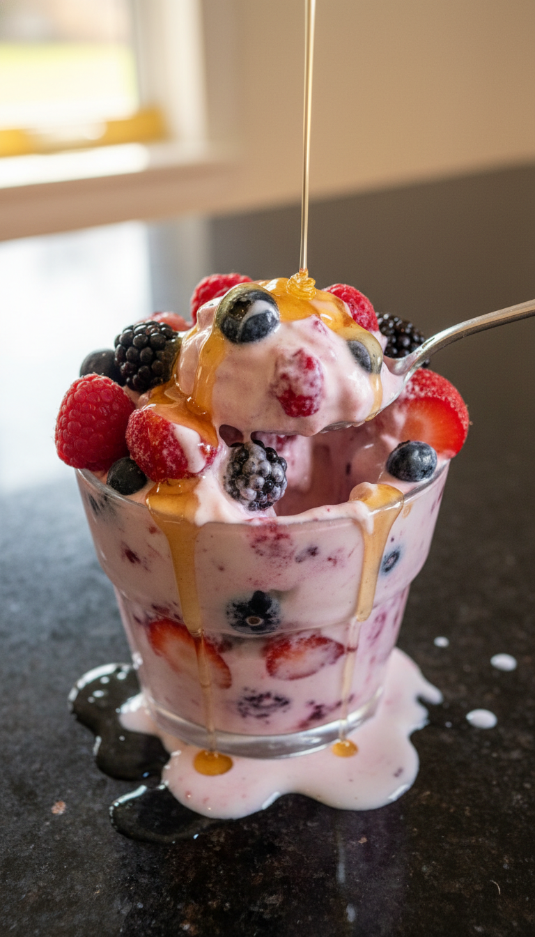 Berry Blast Frozen Yogurt Cups