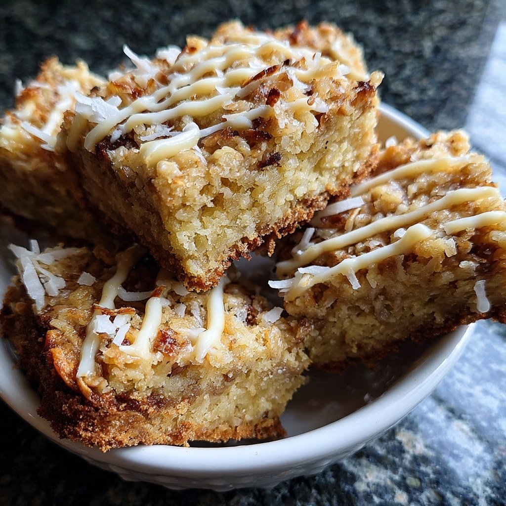 Sweet Coconut Cream Flapjacks