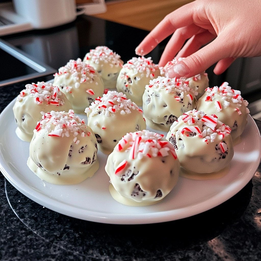 Peppermint Oreo Balls Easy/ Perfect Gifts