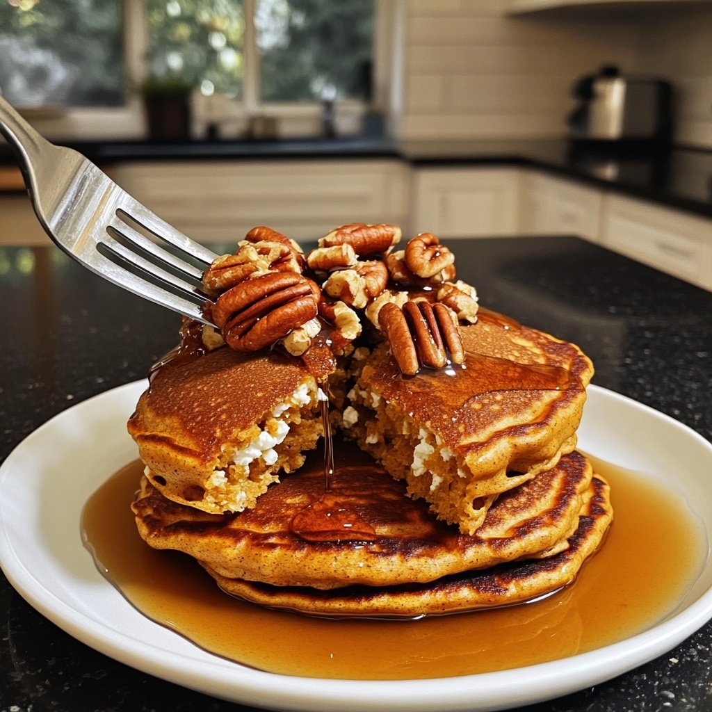 Pumpkin Ricotta Pancakes