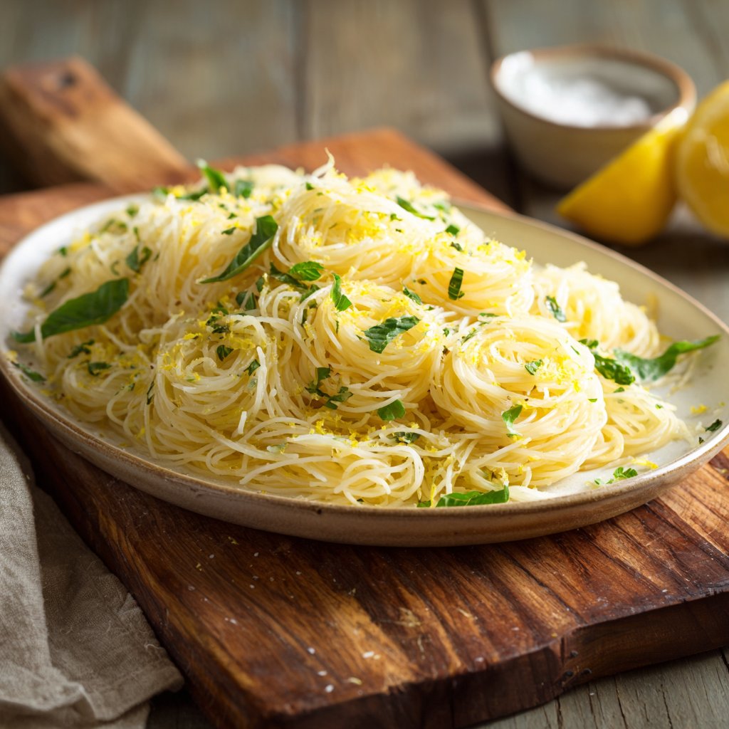 Angel Hair with Lemon and Basil