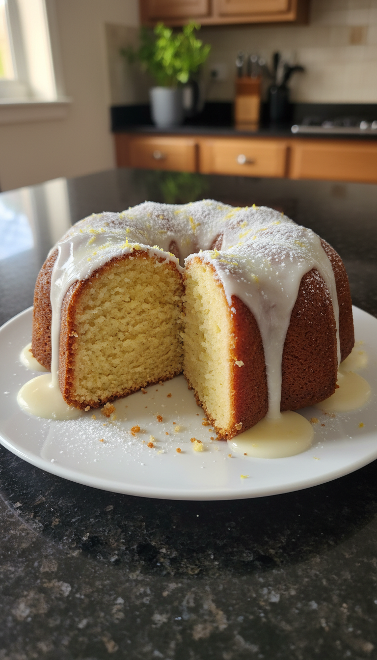 Limoncello Infused Pound Cake