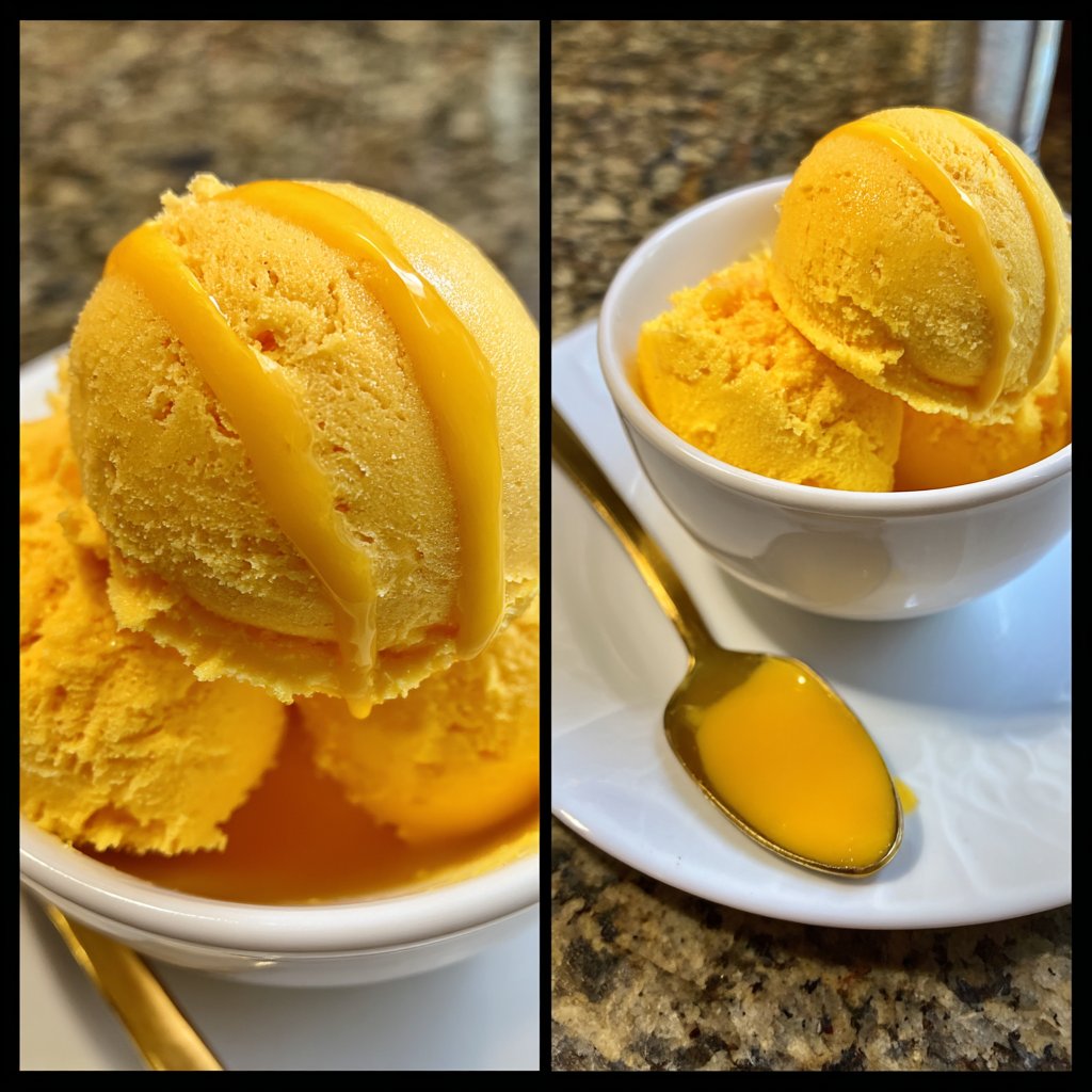 Citrus Mango Sorbet