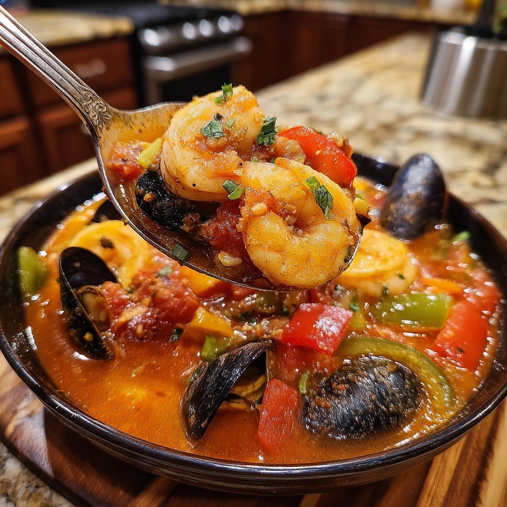 Rich and Hearty Italian Seafood Stew