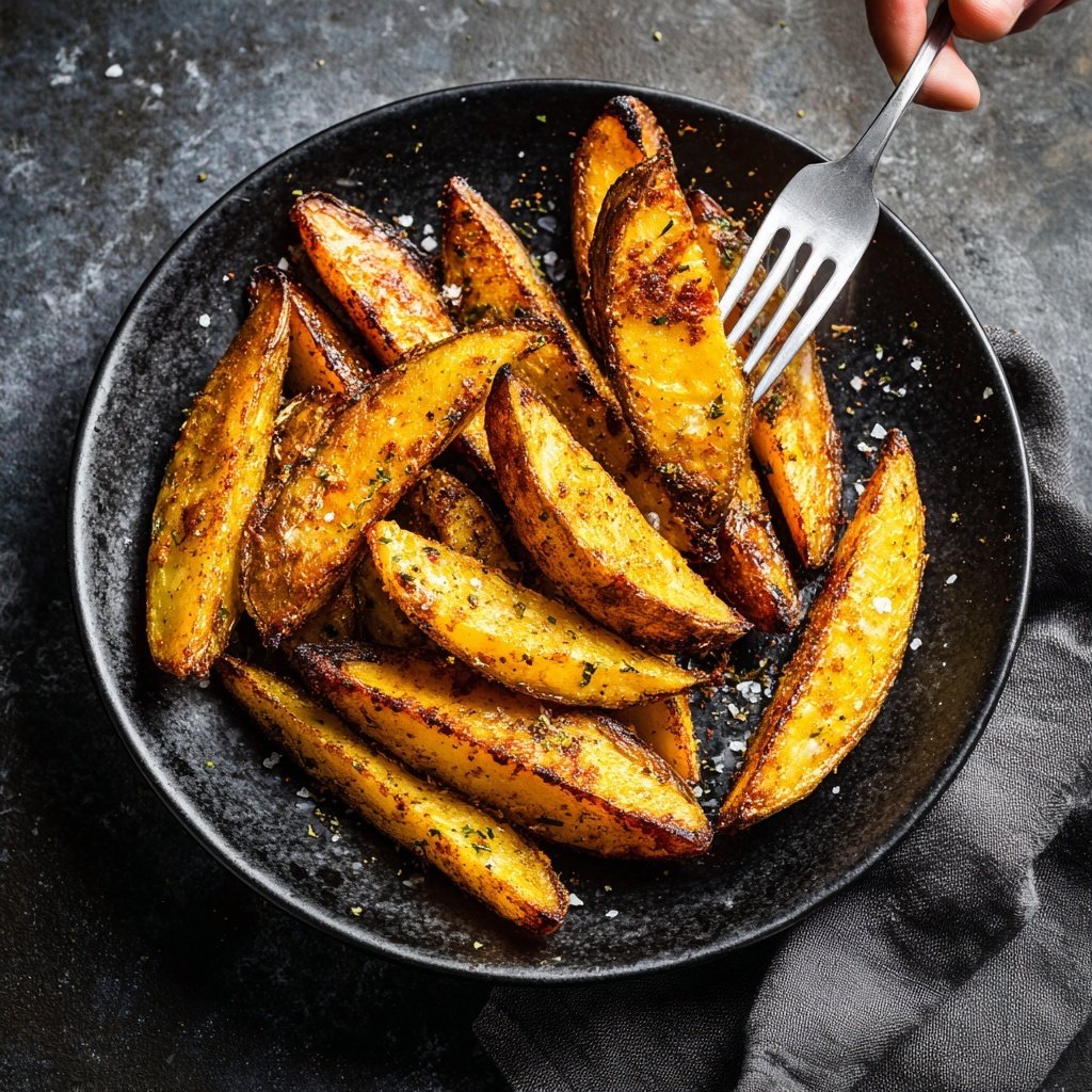 Baked Potato Wedges Smoked Paprika