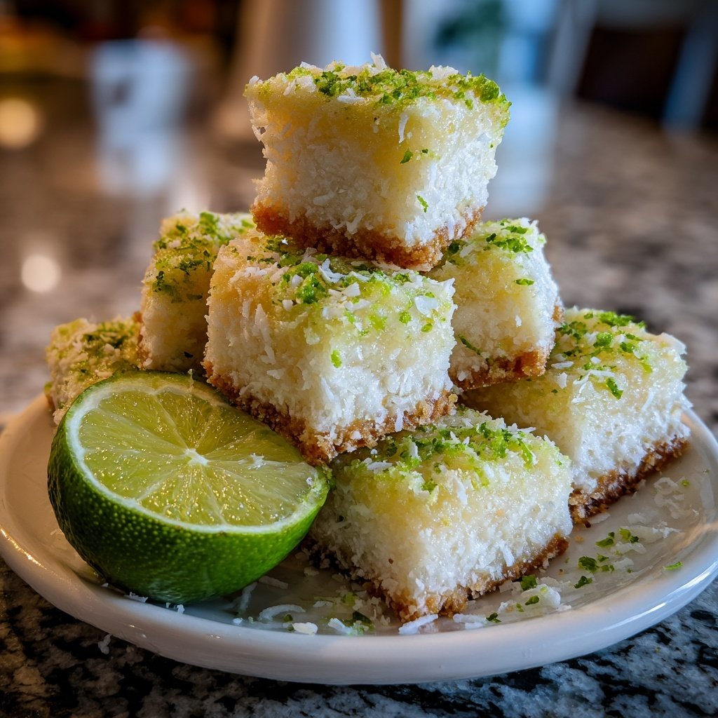 Coconut Lime Spring Treats