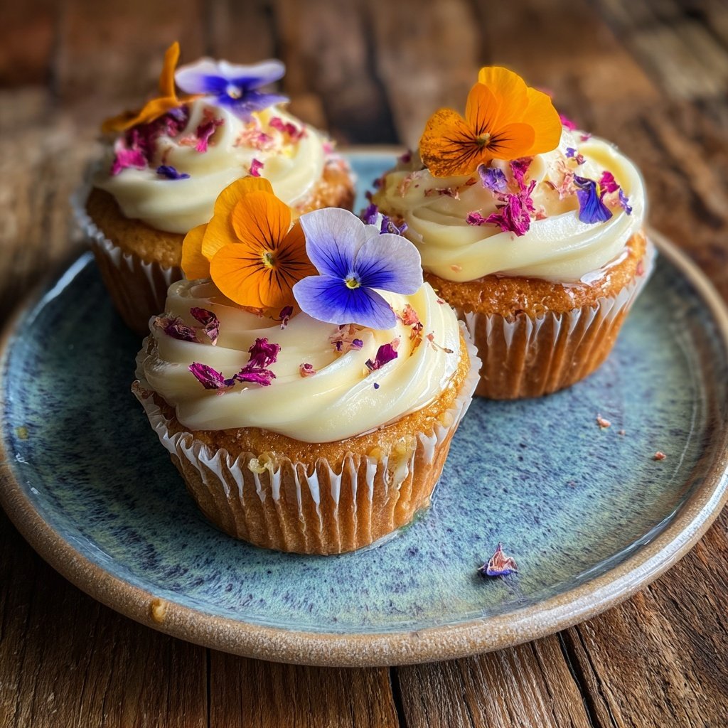 Gourmet Flower Cupcake Series